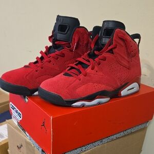 Air Jordan Red High-Top Sneakers